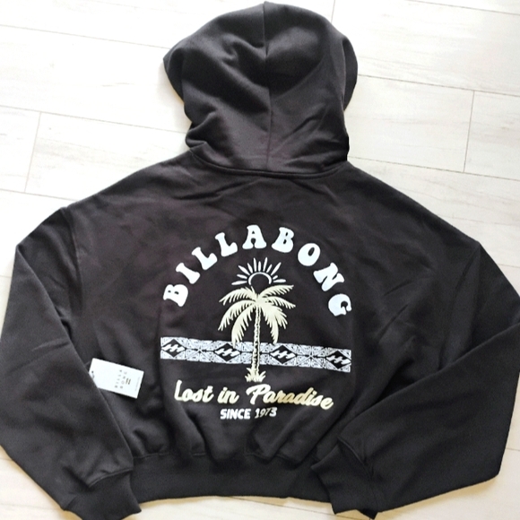 BILLABONG NEW Lazy Daze Cropped Pullover Hoodie - Picture 1 of 11